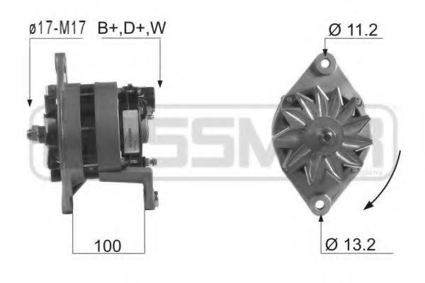 MESSMER 210393 Генератор для VOLVO FM 12 (Вольво Фм 12) MESSMER 210393 Генератор для VOLVO FM 12 (Вольво Фм 12)