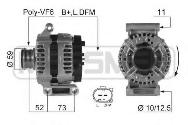 MESSMER 210421 Генератор для FORD TRANSIT NEO (Форд Трансит нэо) MESSMER 210421 Генератор для FORD TRANSIT NEO (Форд Трансит нэо)