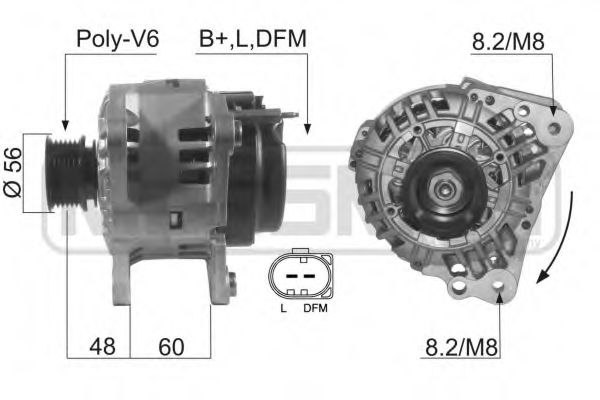 MESSMER 210447 Генератор для SKODA FABIA (Шкода Фабиа) MESSMER 210447 Генератор для SKODA FABIA (Шкода Фабиа)