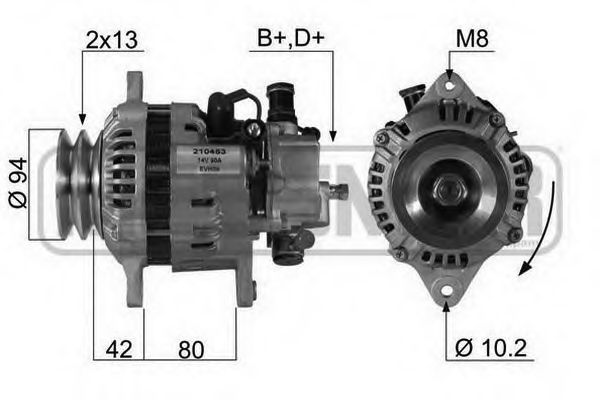 MESSMER 210453 Генератор для NISSAN (Ниссан) MESSMER 210453 Генератор для NISSAN (Ниссан)