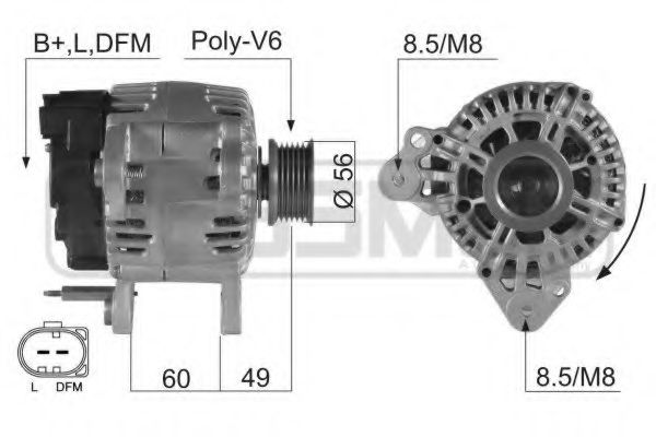 MESSMER 210496 Генератор для VOLKSWAGEN VENTO V (Фольксваген Венто 5) MESSMER 210496 Генератор для VOLKSWAGEN VENTO V (Фольксваген Венто 5)