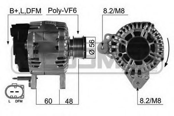 MESSMER 210497 Генератор для VOLKSWAGEN JETTA IV (Фольксваген Джетта 4) MESSMER 210497 Генератор для VOLKSWAGEN JETTA IV (Фольксваген Джетта 4)