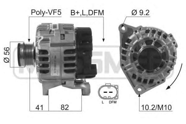 MESSMER 210524 Генератор для SKODA YETI (Шкода Йети) MESSMER 210524 Генератор для SKODA YETI (Шкода Йети)