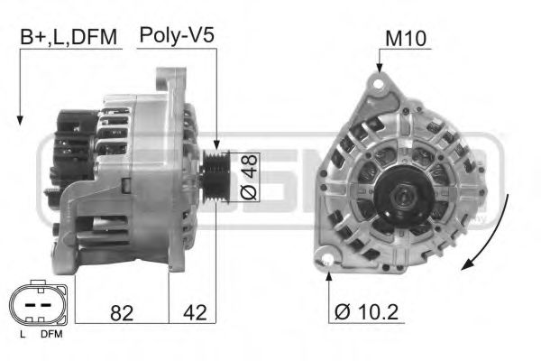 MESSMER 210600 Генератор для VOLKSWAGEN LUPO (Фольксваген Лупо) MESSMER 210600 Генератор для VOLKSWAGEN LUPO (Фольксваген Лупо)