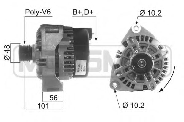 MESSMER 210636 Генератор для MERCEDES-BENZ CLK (Мэрcэдэс-бэнз Слк) MESSMER 210636 Генератор для MERCEDES-BENZ CLK (Мэрcэдэс-бэнз Слк)
