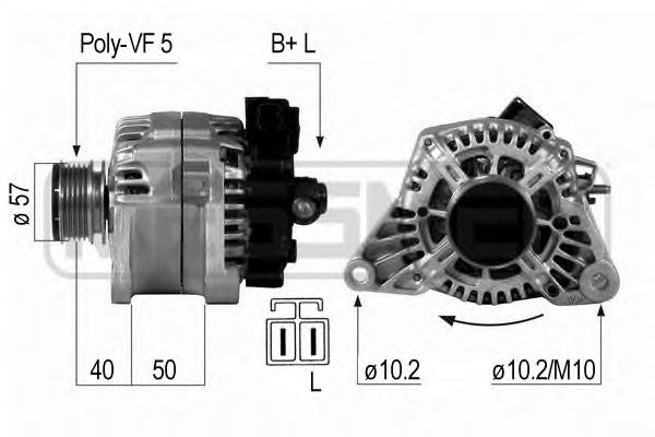 MESSMER 210651 Генератор для HYUNDAI GETZ (Хендай Гэтз) MESSMER 210651 Генератор для HYUNDAI GETZ (Хендай Гэтз)