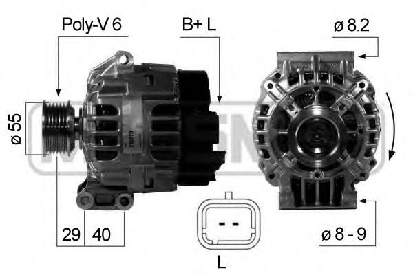 MESSMER 210670 Генератор для RENAULT SCNIC I (Рено Сценик и) MESSMER 210670 Генератор для RENAULT SCNIC I (Рено Сценик и)