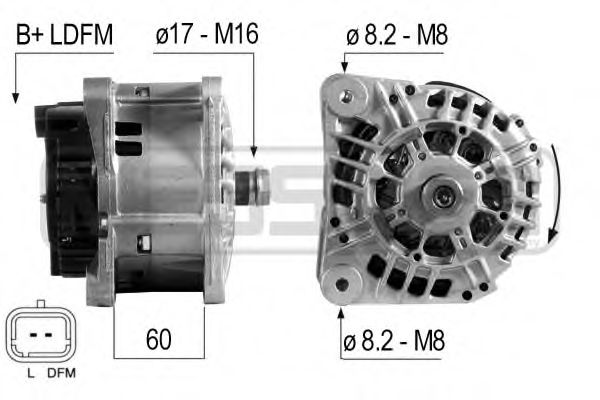 MESSMER 210701 Генератор для NISSAN KUBISTAR (Ниссан Кубистар) MESSMER 210701 Генератор для NISSAN KUBISTAR (Ниссан Кубистар)