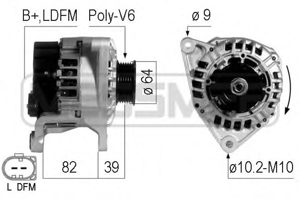 MESSMER 210733 Генератор для AUDI A4 (Ауди А4) MESSMER 210733 Генератор для AUDI A4 (Ауди А4)