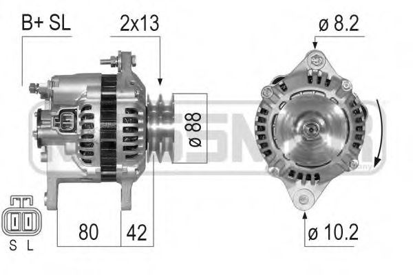 MESSMER 210767 Генератор для NISSAN SAFARI V (Ниссан Сафари v) MESSMER 210767 Генератор для NISSAN SAFARI V (Ниссан Сафари v)
