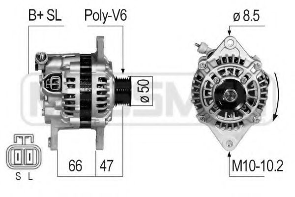 MESSMER 210798 Генератор для KIA (Киа) MESSMER 210798 Генератор для KIA (Киа)