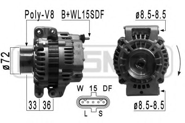 MESSMER 210817 Генератор для SCANIA P,G,R,T (Сканиа П,г,р,т) MESSMER 210817 Генератор для SCANIA P,G,R,T (Сканиа П,г,р,т)
