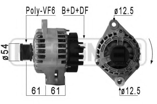 MESSMER 210892 Генератор для SAAB 9-3 (Сааб 9-3) MESSMER 210892 Генератор для SAAB 9-3 (Сааб 9-3)