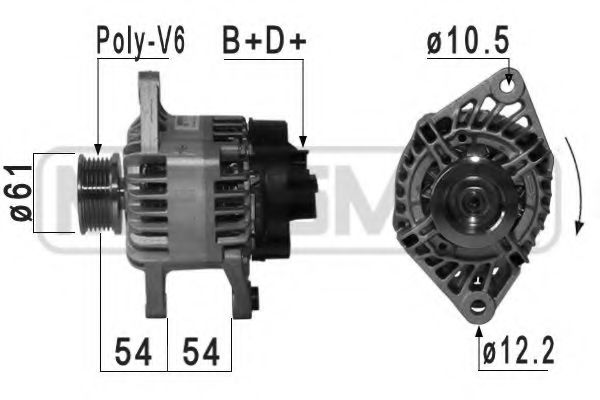 MESSMER 210947 Генератор для FIAT BRAVA (Фиат Брава) MESSMER 210947 Генератор для FIAT BRAVA (Фиат Брава)