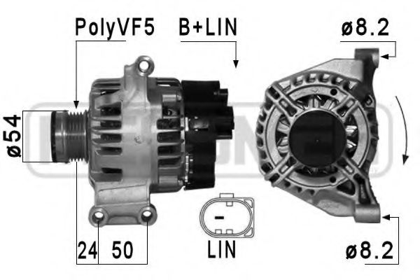 MESSMER 210948 Генератор для FIAT 500 (Фиат 500) MESSMER 210948 Генератор для FIAT 500 (Фиат 500)