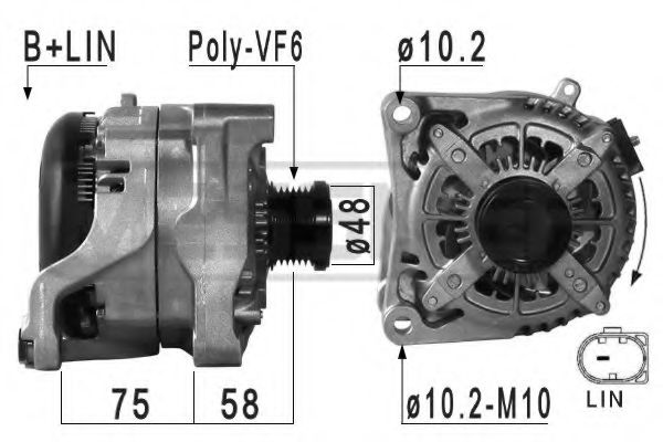 MESSMER 210969 Генератор для BMW 2 (Бмв 2) MESSMER 210969 Генератор для BMW 2 (Бмв 2)