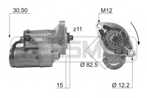MESSMER 220005 Стартер для VOLKSWAGEN TARO (Фольксваген Таро) MESSMER 220005 Стартер для VOLKSWAGEN TARO (Фольксваген Таро)