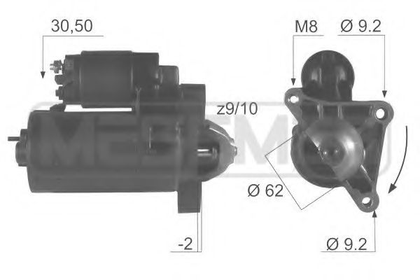 MESSMER 220044 Стартер для PEUGEOT 205 II (Пежо 205 2) MESSMER 220044 Стартер для PEUGEOT 205 II (Пежо 205 2)