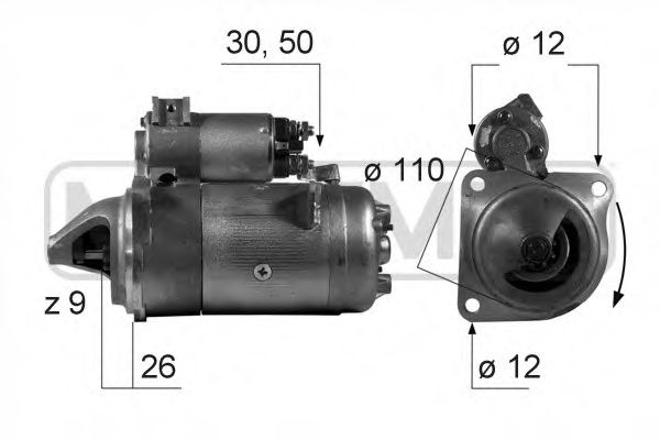 MESSMER 220282 Стартер для FIAT (Фиат) MESSMER 220282 Стартер для FIAT (Фиат)