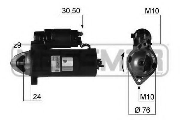MESSMER 220332 Стартер для BMW 7 (Бмв 7) MESSMER 220332 Стартер для BMW 7 (Бмв 7)