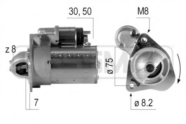 MESSMER 220386 Стартер для CHEVROLET (Шевроле) MESSMER 220386 Стартер для CHEVROLET (Шевроле)