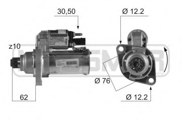 MESSMER 220448 Стартер для VOLKSWAGEN VENTO V (Фольксваген Венто 5) MESSMER 220448 Стартер для VOLKSWAGEN VENTO V (Фольксваген Венто 5)