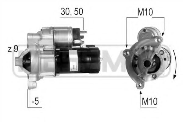 MESSMER 220455 Стартер для PEUGEOT 407 (Пежо 407) MESSMER 220455 Стартер для PEUGEOT 407 (Пежо 407)