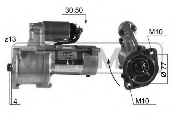 MESSMER 220461 Стартер для MITSUBISHI PAJERO/SHOGUN (Митсубиши/митсубиси Пажэро/шогун) MESSMER 220461 Стартер для MITSUBISHI PAJERO/SHOGUN (Митсубиши/митсубиси Пажэро/шогун)