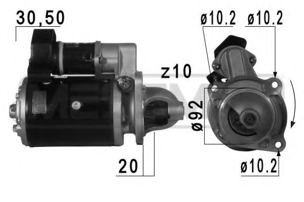 MESSMER 220737 Стартер для FORD FIESTA (Форд Фиэста) MESSMER 220737 Стартер для FORD FIESTA (Форд Фиэста)
