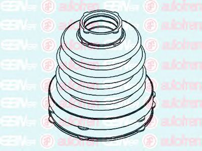 AUTOFREN SEINSA D8522 Комплект пылника, приводной вал для FORD (Форд) AUTOFREN SEINSA D8522 Комплект пылника, приводной вал для FORD (Форд)