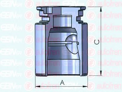 AUTOFREN SEINSA D025221 Поршень, корпус скобы тормоза для OPEL (Опель) AUTOFREN SEINSA D025221 Поршень, корпус скобы тормоза для OPEL (Опель)