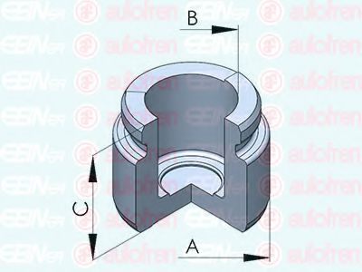 AUTOFREN SEINSA D025270 Поршень, корпус скобы тормоза для OPEL OMEGA A (Опель Омэга а) AUTOFREN SEINSA D025270 Поршень, корпус скобы тормоза для OPEL OMEGA A (Опель Омэга а)
