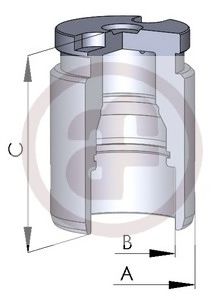 AUTOFREN SEINSA D02594 Поршень, корпус скобы тормоза для MITSUBISHI COLT VI (Митсубиши/митсубиси Кольт 6) AUTOFREN SEINSA D02594 Поршень, корпус скобы тормоза для MITSUBISHI COLT VI (Митсубиши/митсубиси Кольт 6)