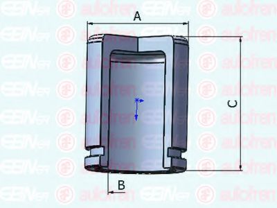 AUTOFREN SEINSA D025300 Поршень, корпус скобы тормоза для AUDI (Ауди) AUTOFREN SEINSA D025300 Поршень, корпус скобы тормоза для AUDI (Ауди)