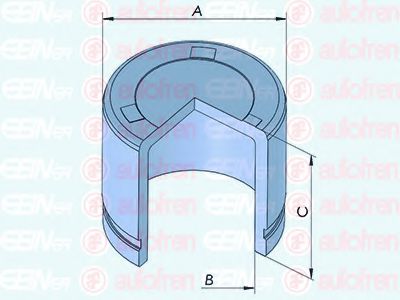 AUTOFREN SEINSA D025322 Поршень, корпус скобы тормоза для SUZUKI SX4 (Сузуки Сх4) AUTOFREN SEINSA D025322 Поршень, корпус скобы тормоза для SUZUKI SX4 (Сузуки Сх4)