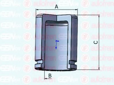 AUTOFREN SEINSA D025377 Поршень, корпус скобы тормоза для JAGUAR VANDEN PLAS (Ягуар Vандэн плас) AUTOFREN SEINSA D025377 Поршень, корпус скобы тормоза для JAGUAR VANDEN PLAS (Ягуар Vандэн плас)