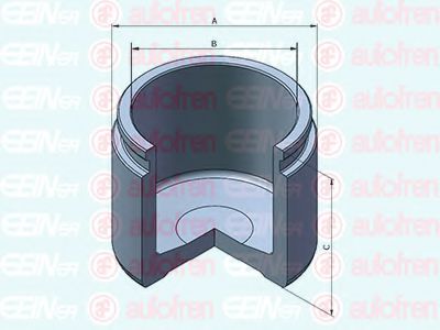 AUTOFREN SEINSA D025505 Поршень, корпус скобы тормоза для OPEL GT (Опель Гт) AUTOFREN SEINSA D025505 Поршень, корпус скобы тормоза для OPEL GT (Опель Гт)