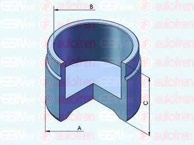 AUTOFREN SEINSA D025587 Поршень, корпус скобы тормоза для DAIHATSU DOMINO II (Дайхатсу Домино 2) AUTOFREN SEINSA D025587 Поршень, корпус скобы тормоза для DAIHATSU DOMINO II (Дайхатсу Домино 2)