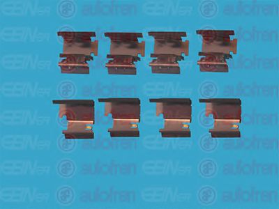 AUTOFREN SEINSA D42343A Комплектующие, колодки дискового тормоза для RENAULT SCNIC II (Рено Сценик 2) AUTOFREN SEINSA D42343A Комплектующие, колодки дискового тормоза для RENAULT SCNIC II (Рено Сценик 2)