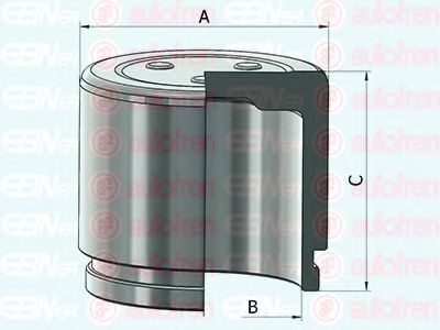 AUTOFREN SEINSA D025501 Поршень, корпус скобы тормоза для DAIHATSU TARUNA (Дайхатсу Таруна) AUTOFREN SEINSA D025501 Поршень, корпус скобы тормоза для DAIHATSU TARUNA (Дайхатсу Таруна)