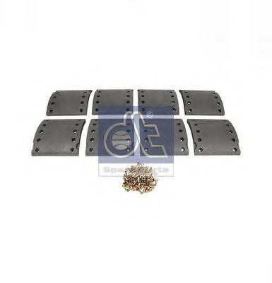 DT 10.13000 Комплект тормозных башмаков, барабанные тормоза 