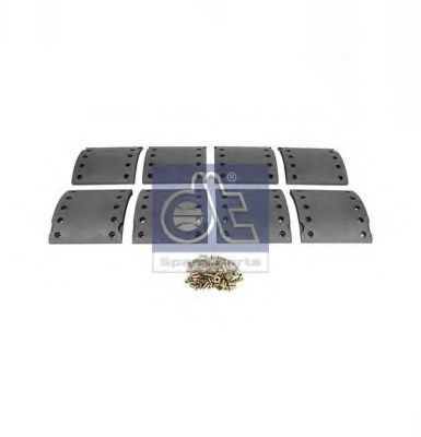 DT 10.13001 Комплект тормозных башмаков, барабанные тормоза 