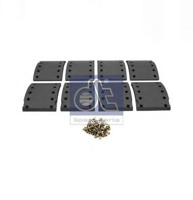 DT 10.13004 Комплект тормозных башмаков, барабанные тормоза 