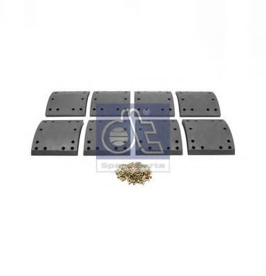 DT 10.23002 Комплект тормозных башмаков, барабанные тормоза 