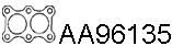 VENEPORTE AA96135 Прокладка, труба выхлопного газа для SEAT ALTEA (Сеат Алтэа) VENEPORTE AA96135 Прокладка, труба выхлопного газа для SEAT ALTEA (Сеат Алтэа)