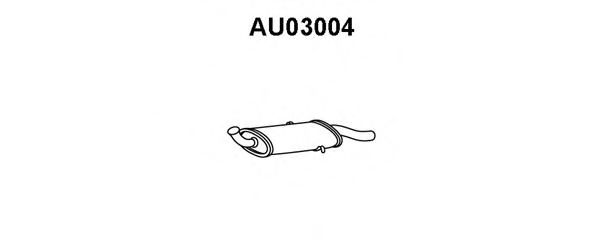 VENEPORTE AU03004 Глушитель выхлопных газов конечный для AUDI 4000 (Ауди 4000) VENEPORTE AU03004 Глушитель выхлопных газов конечный для AUDI 4000 (Ауди 4000)