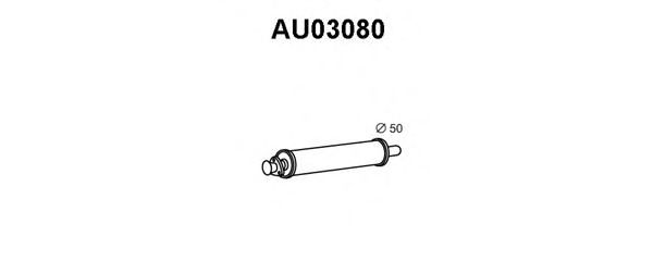 VENEPORTE AU03080 Предглушитель выхлопных газов для AUDI 100 (Ауди 100) VENEPORTE AU03080 Предглушитель выхлопных газов для AUDI 100 (Ауди 100)