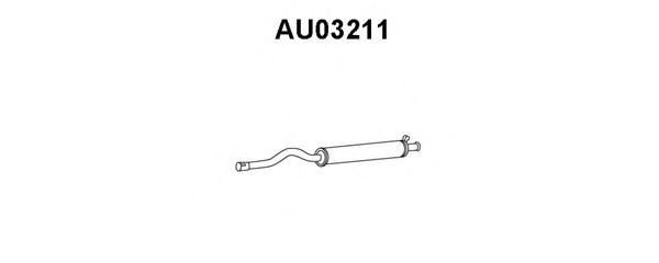 VENEPORTE AU03211 Предглушитель выхлопных газов для AUDI 90 (Ауди 90) VENEPORTE AU03211 Предглушитель выхлопных газов для AUDI 90 (Ауди 90)
