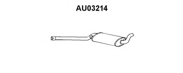 VENEPORTE AU03214 Предглушитель выхлопных газов для AUDI 90 (Ауди 90) VENEPORTE AU03214 Предглушитель выхлопных газов для AUDI 90 (Ауди 90)