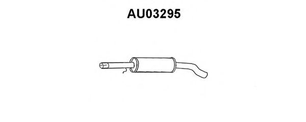 VENEPORTE AU03295 Средний глушитель выхлопных газов для AUDI TT (Ауди Тт) VENEPORTE AU03295 Средний глушитель выхлопных газов для AUDI TT (Ауди Тт)